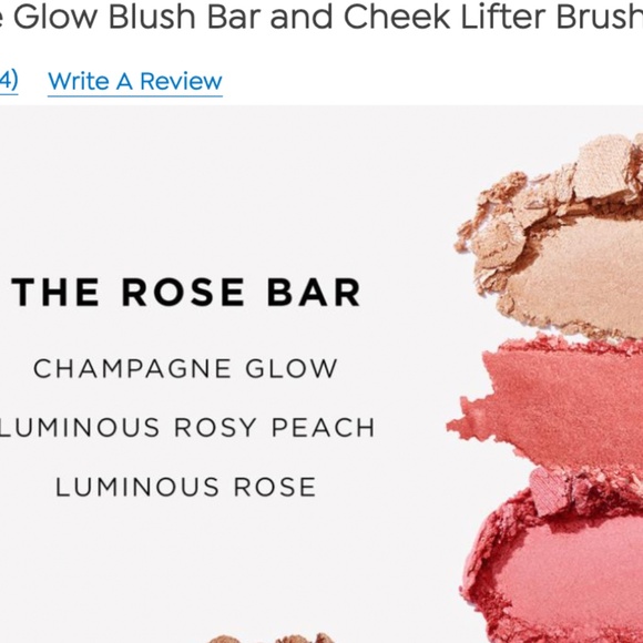 tarte Shape Tape Glow Blush Bar (Rose) w/ Brush- NIB - Picture 7 of 16